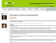 Tablet Screenshot of bikingforbarnardos.com